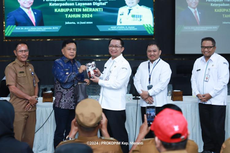 Studi Tiru Desa Digital, Kepala Desa se Kepulauan Meranti Temui Menteri Desa RI
