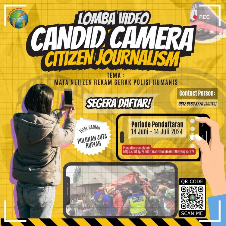 Semarakkan HUT Bhayangkara ke-78, PP IWO Gelar Lomba Bagi Netizen Berhadiah Puluhan Juta Rupiah