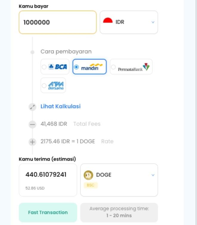 Beli DOGE Bersama Beli Finance dan Cryptowatch di Jaringan BSC