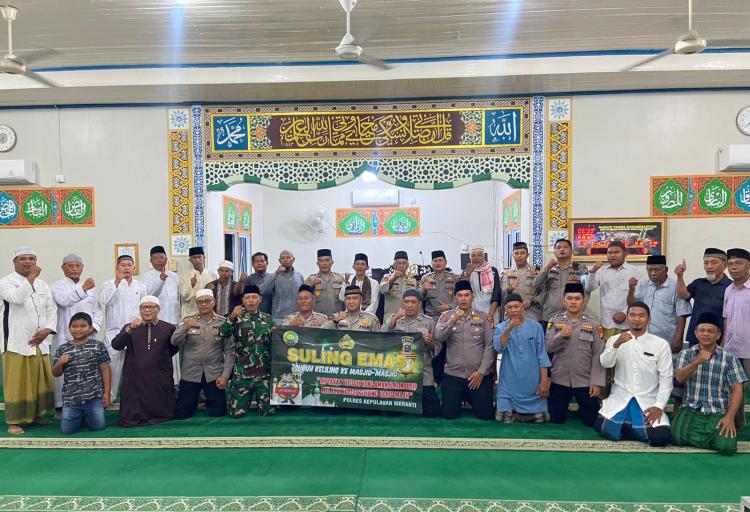 Cooling System Suling Polres Kepulauan Meranti Ajak Jaga Kamtibmas Jelang Pilkada Serentak