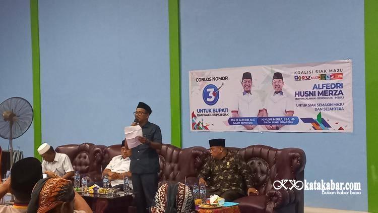Dari Tiga Paslon, Alfedri yang Peduli PKDP Tualang
