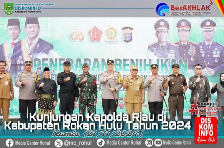Rapat Koordinasi Pilkada 2024, Bupati Rohul Sambut Kunjungan Kapolda Riau