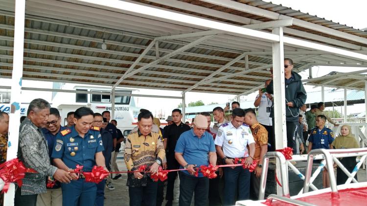 Resmikan Porti Group, H Asmar: Dukung Transportasi Laut di Kepulauan Meranti