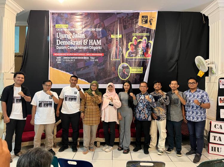 Catatan Akhir Tahun LBH Medan 2024 :  Ujung Jalan Demokrasi dan HAM Dalam Cengkraman Oligarki
