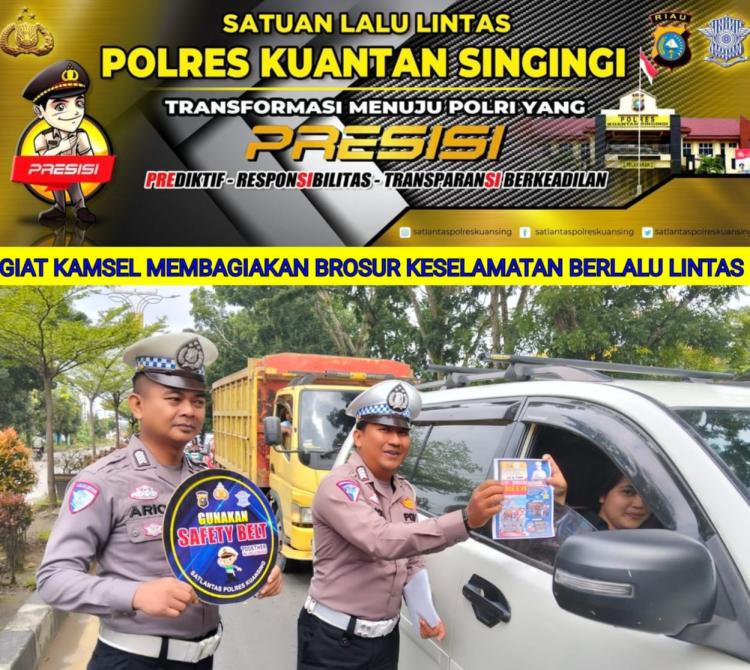 Perhatikan! Ini Info Penting Satlantas Polres Kuansing Soal Keselamatan Berlalu Lintas