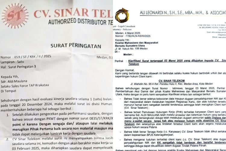 Aneh, CV Sinar Telekom Malah Kirim Surat ke Alamat Yang Salah