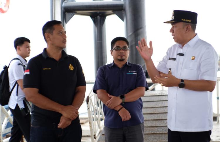 Wabup Kepulauan Meranti Cek Kesiapan Pelabuhan Penumpang Arus Mudik Lebaran 2025 di Selatpanjang