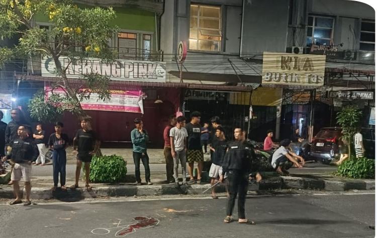 Seram ! Aksi Tawuran Makan 2 Korban Pecah di Jalan Halat Kota Medan