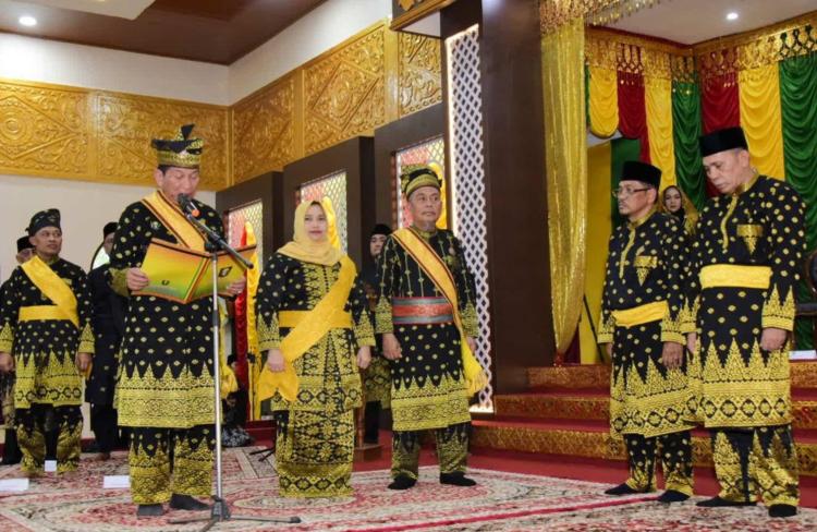 Ketua MKA dan DPH LAMR Kabupaten Bengkalis Resmi Dilantik, Ini Asa Bupati Bengkalis