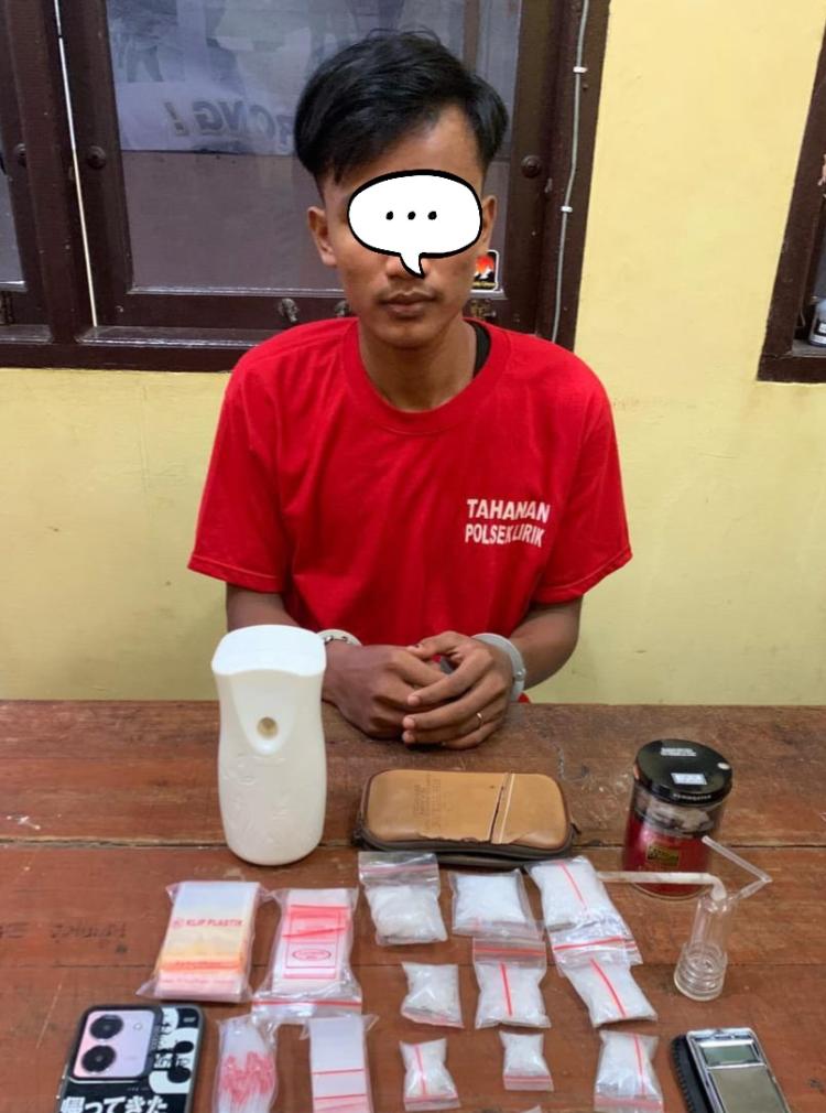 Pimpin Operasi, Kapolsek Lirik Tangkap Bandar Narkoba Sita 121,2 Gram Sabu