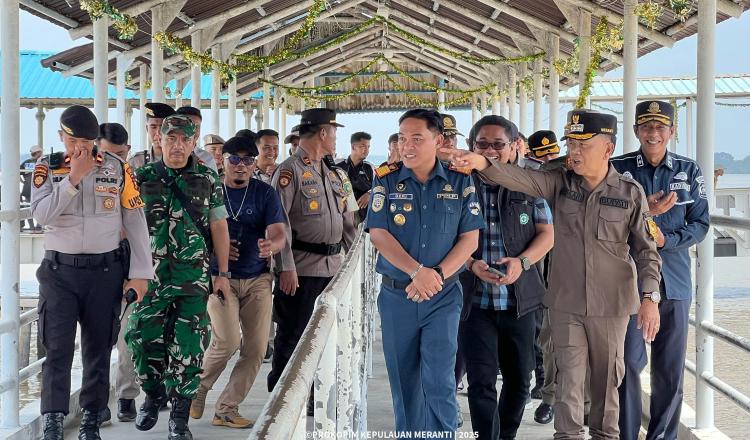Tinjau Pelabuhan Tanjung Harapan, H Asmar Bilang Arus Mudik Ramai Lancar