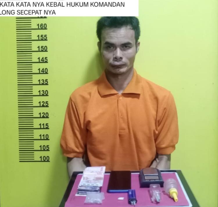 Pengedar Sabu Dibekuk Polsek Pasir Penyu Berkat Peran Aktif Aduan Warga