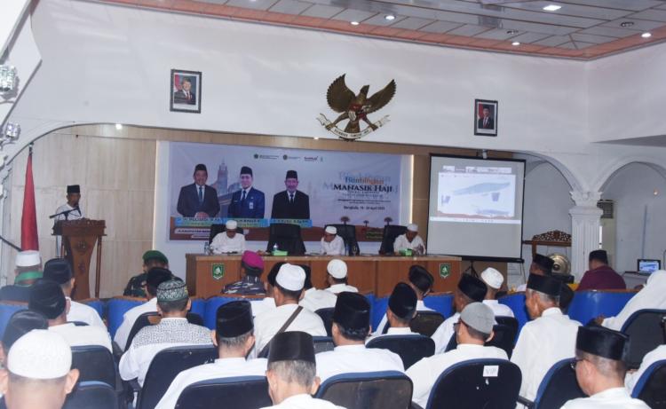 Buka Bimbingan Manasik Haji, Ini Pesan Bupati ke 401 CJH Kabupaten Bengkalis