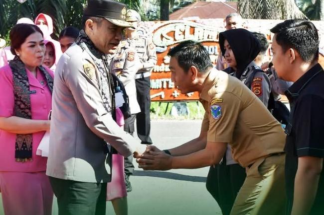 Bupati Fadhil Arief Sambut Kunker Kapolda Jambi ke Polres Batang Hari