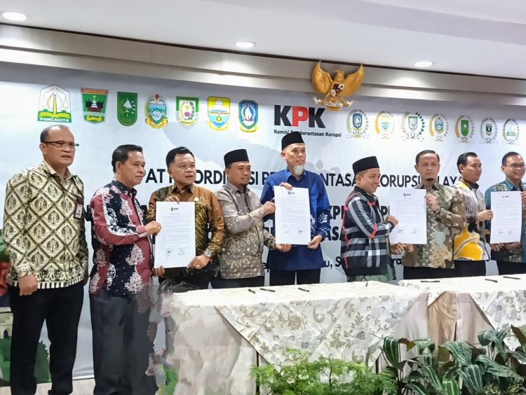 Perkuat Sinergi, Bupati Kepulauan Meranti Rakor Bersama KPK RI di Gedung Merah Putih