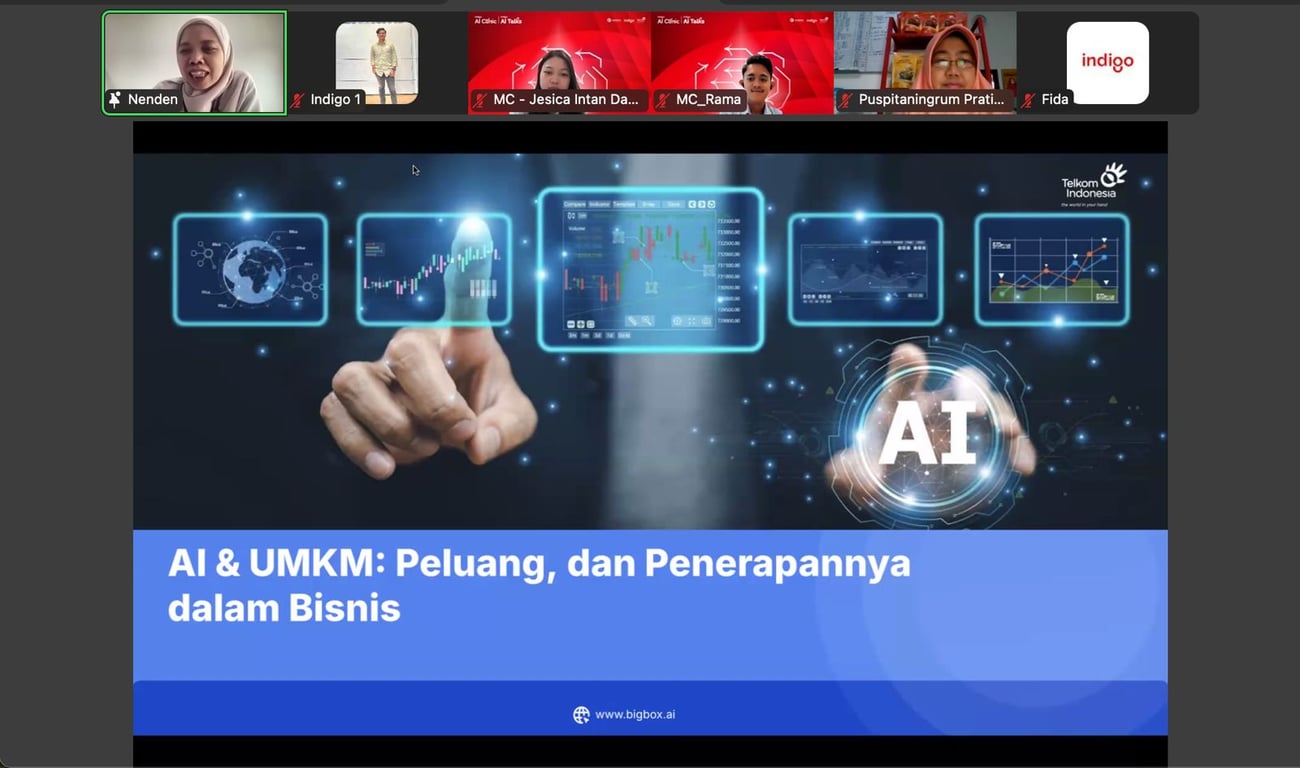 Telkom Ajak UMKM Lihat Teknologi AI Alat Praktis Bukan Ancaman Rumit