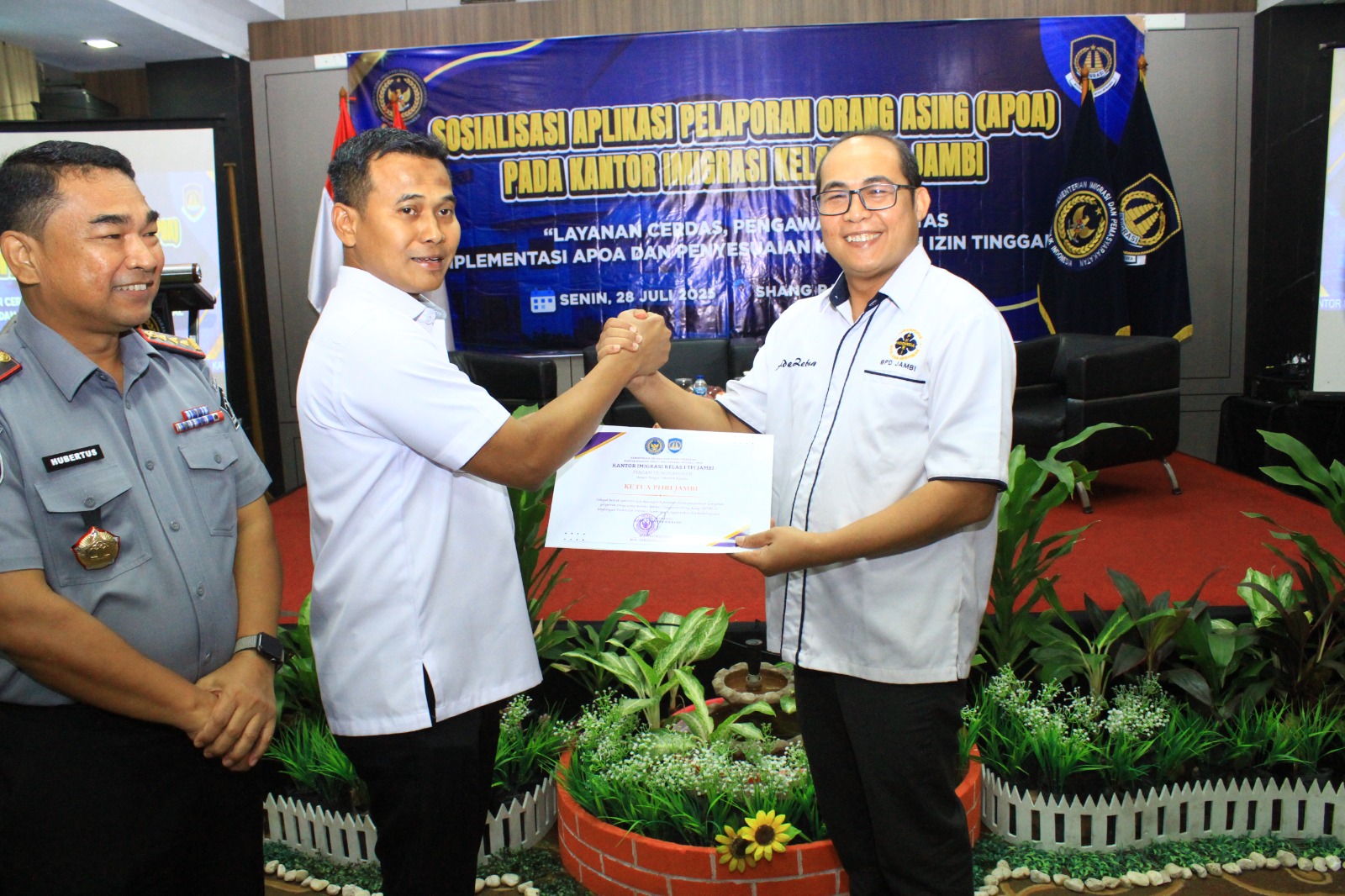 Taja Sosialisasi Apoa dan Aturan Baru ITK, Imigrasi Jambi Efektifkan Pengawasan Orang Asing