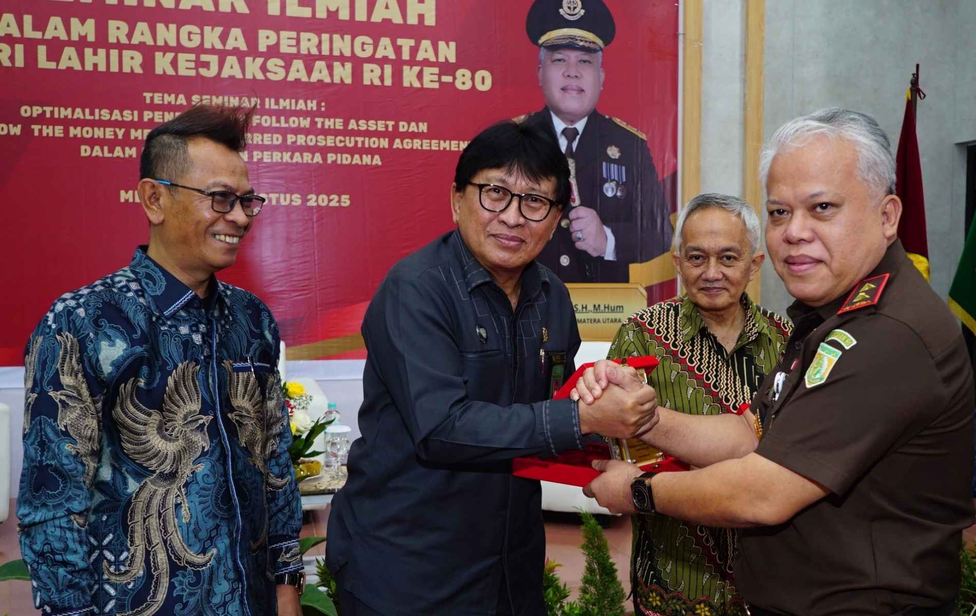 Kejati Sumut Gelar Seminar HARLAH ke-80 Kejaksaan RI: Fokus Follow The Money & Follow The Asset