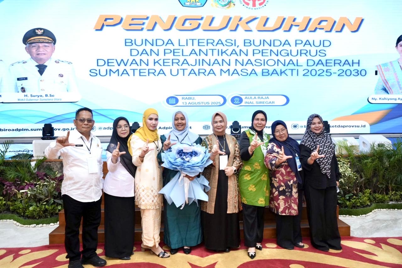Endang Syah Afandin Jabat Bunda Literasi, Bunda PAUD dan Ketua Dekranasda Langkat, Ini Harapanya