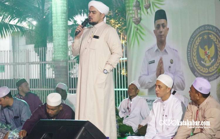 1.200 Warga Binaan Rutan Medan Larut dalam Maulid Nabi Bersama Para Habaib