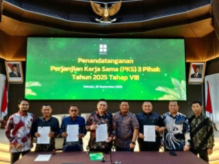 BRK Syariah Teken PKS Tiga Pihak Dukung Program PSR