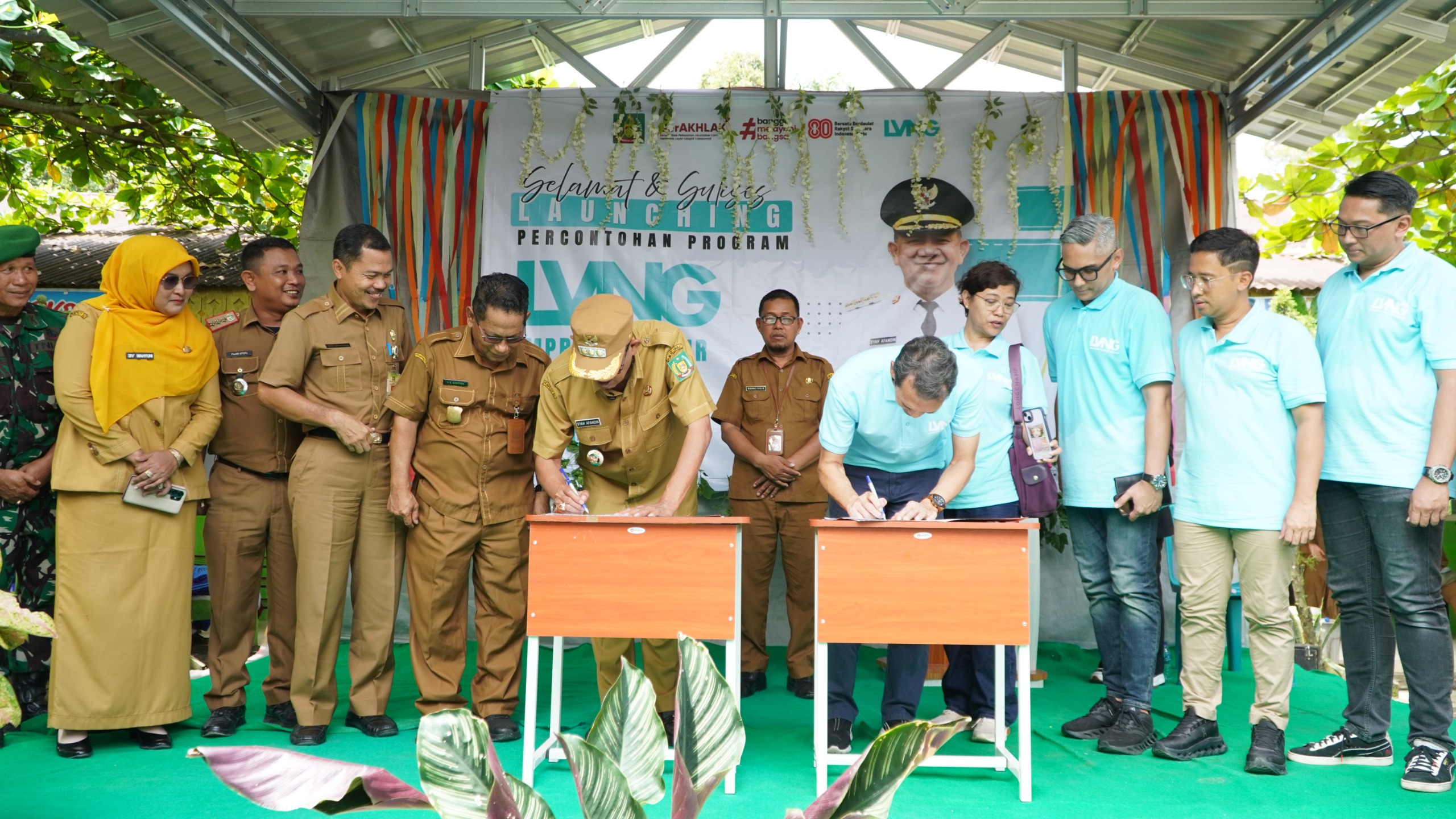 Syah Afandin Launching Program LVNG Pemantauan Kesehatan Digital Anak di Langkat