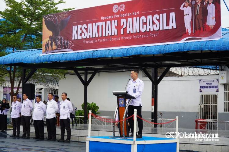 Rutan Kelas I Medan Gelar Upacara Hari Kesaktian Pancasila 2025