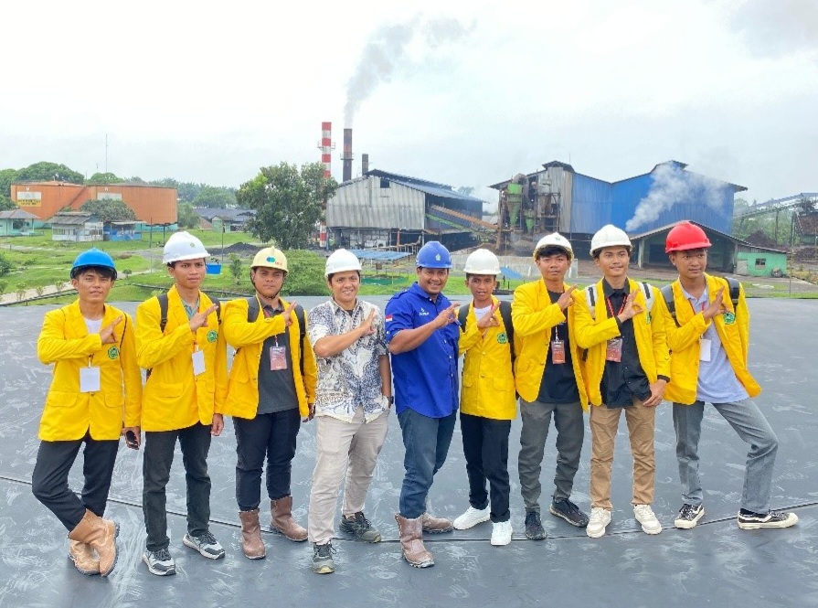 Di PKS Lubuk Dalam, Holding PTPN Tunjukkan Inovasi Limbah Sawit Jadi Energi ke Mahasiswa Unilak