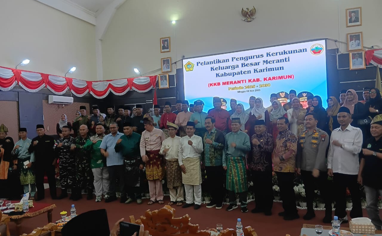 KKB Kepulauan Meranti Karimun Resmi Dilantik, Bupati Karimun: Kita Bersaudara Sejak Zaman Kesultanan