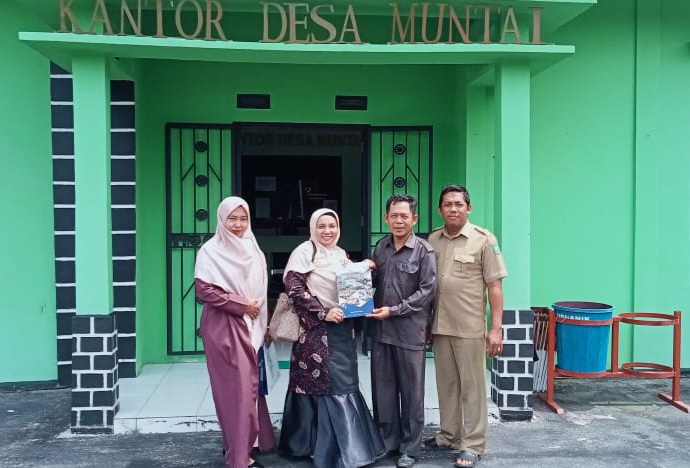 ISNJ Bengkalis dan Pemdes Muntai Teken MoU Pelaksanaan Tridharma Perguruan Tinggi