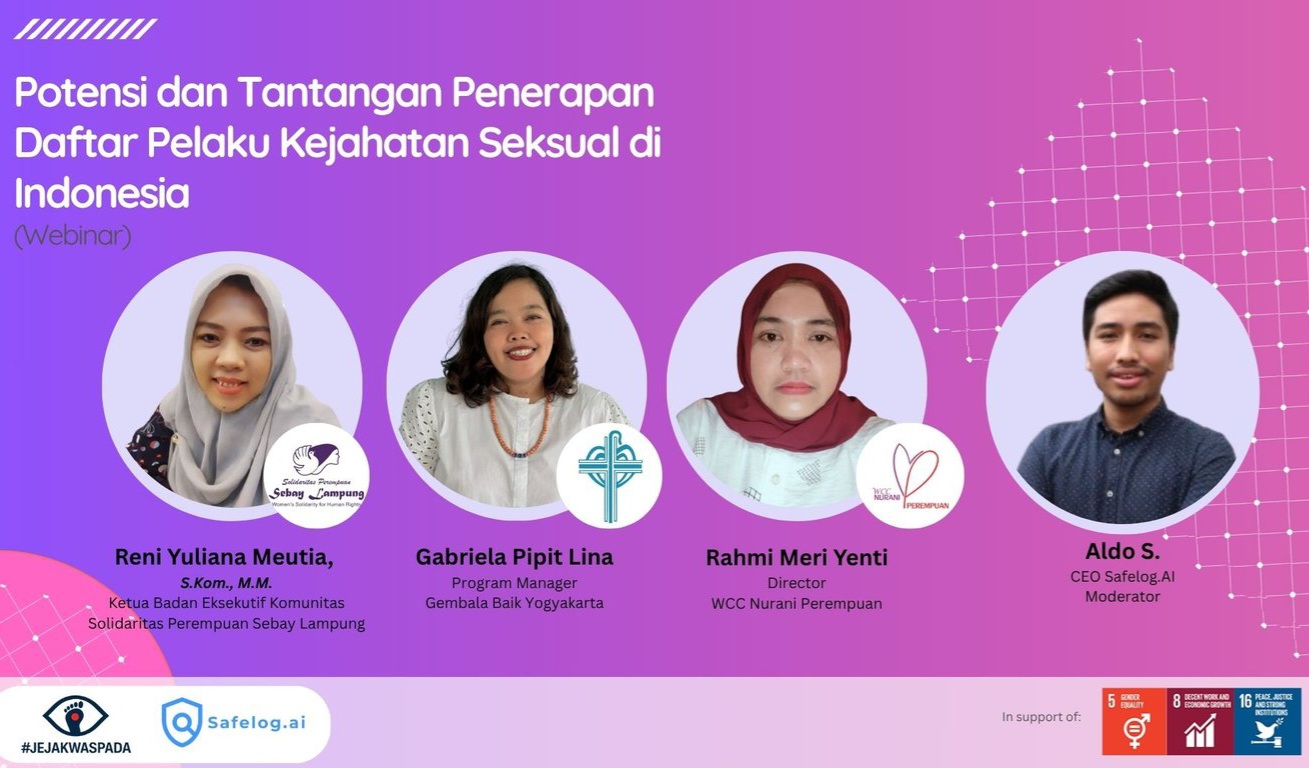Kasus Kekerasan Seksual Meningkat 100 Persen, Safelog AI Dirikan #JejakWaspada