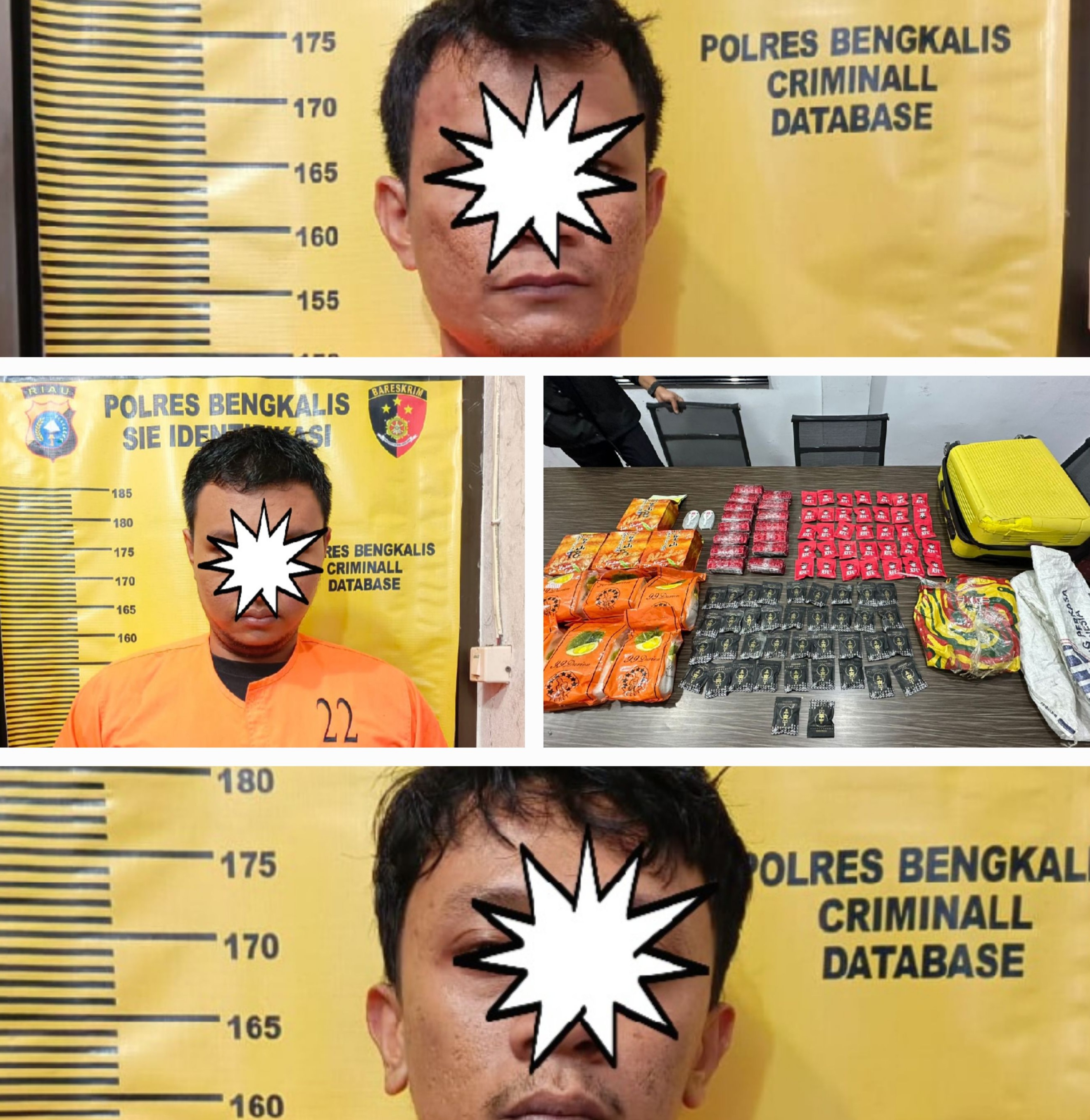 Timsus Elang Malaka Polres Bengkalis Ungkap Kasus Narkoba Gulung Tiga Pelaku di Dumai