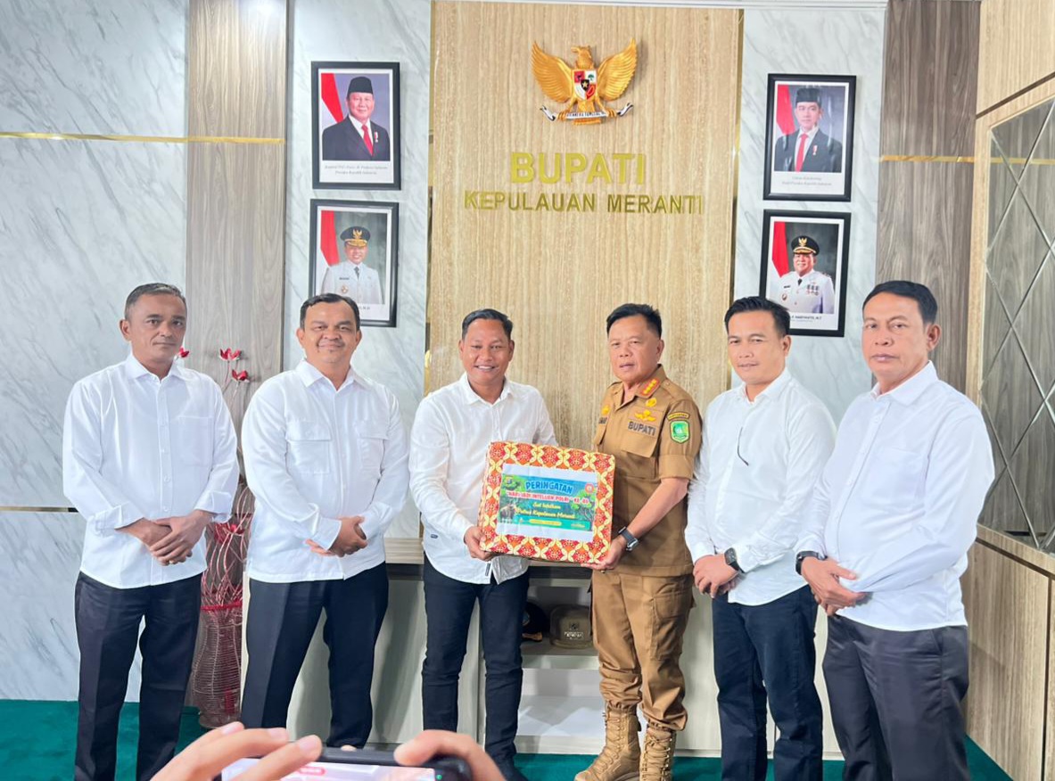 Bupati Kepulauan Meranti Sambut Silaturahmi Sat Intelkam di HUT ke 80 Intelijen Polri
