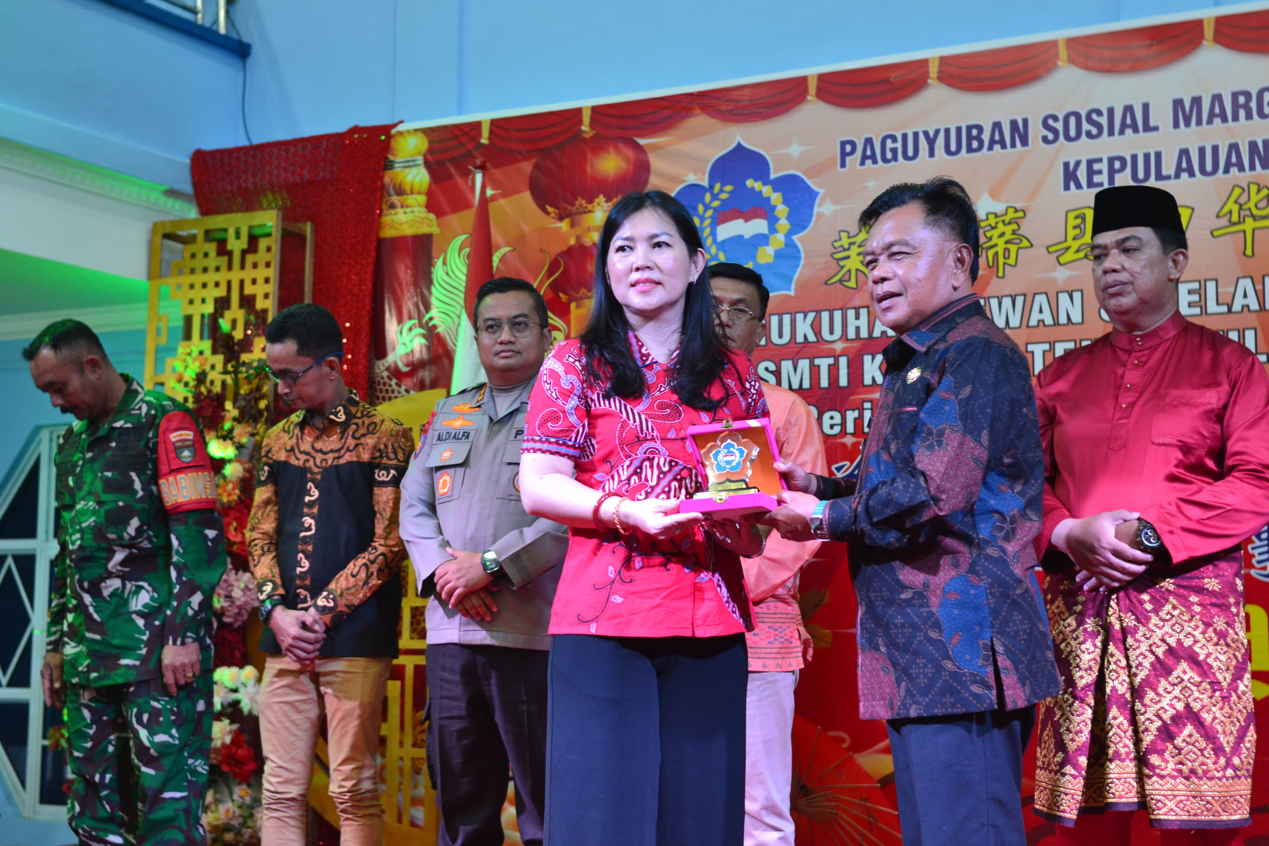 Pelantikan PSMTI Meranti, H Asmar Dorong Kolaborasi Sosial dan Budaya