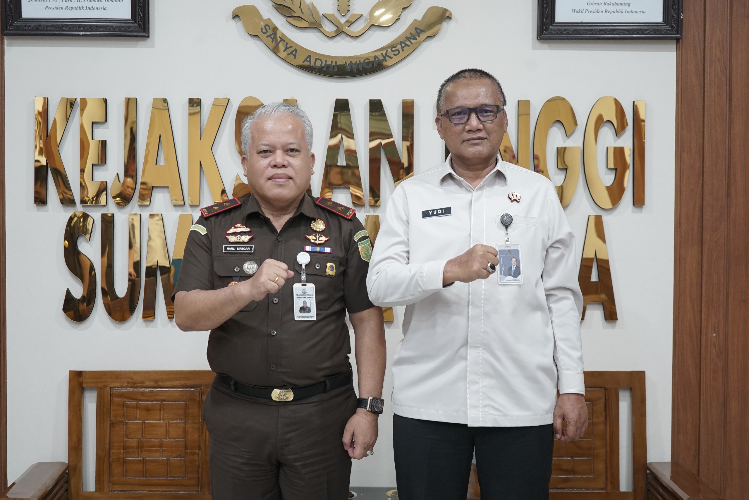 Kakanwil Pemasyarakatan Sumut dan Kepala Bapas Kelas I Medan Kunjungi Kajati Sumut