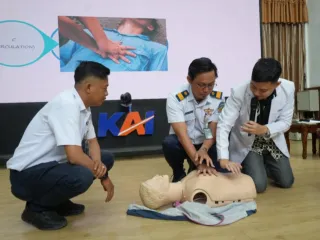 KAI Divre III Palembang Bekali Frontliner Pemahaman P3K Jelang Angkutan Lebaran 2026