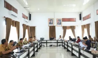 Komisi II DPRD Rohul Gelar RDP Soal Tunda Salur DBH dan Pajak Air Permukaan