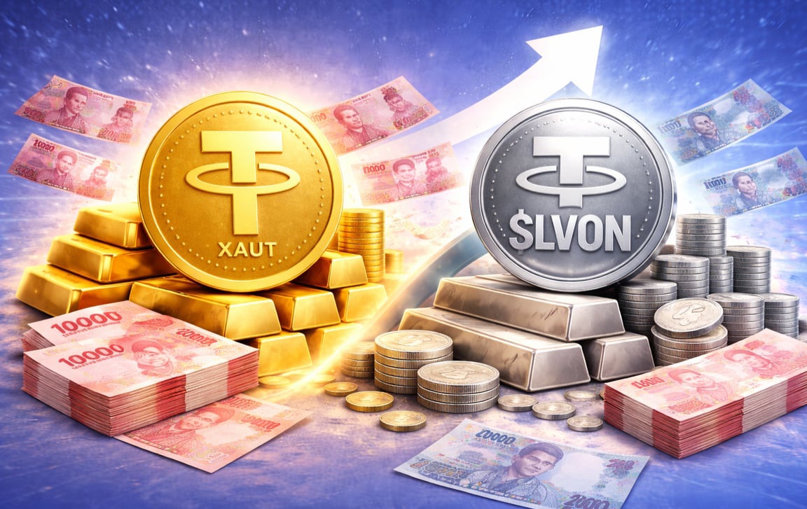 Investasi Emas Digital $XAUT dan Silver $SLVON Diberi Kemudahan, Bittime: Imbal Hasil Hingga 10 persen APY