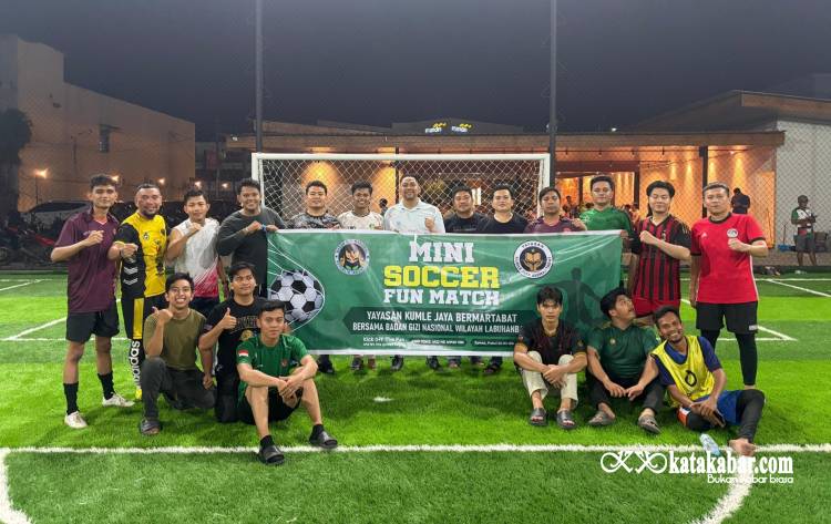 Yayasan KJB Gelar Mini Soccer Fun Match Bersama BGN Labuhanbatu