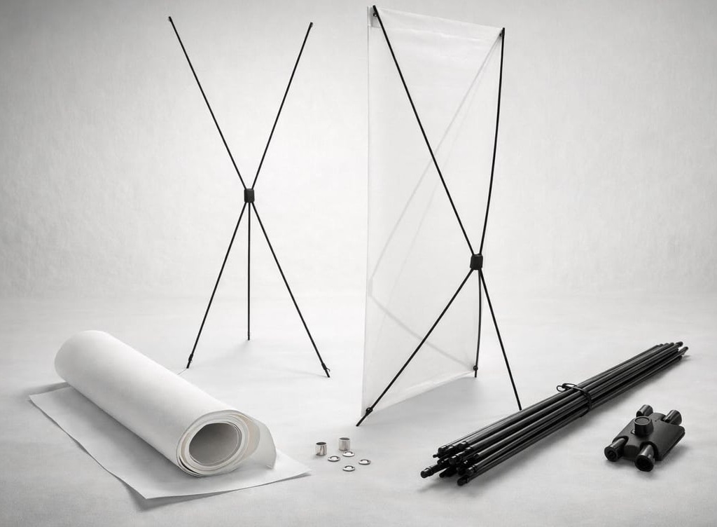 Cara Minta Sampel Fisik dan Mockup Banner ke Supplier X Banner