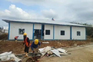 PT KBK Rampungkan Mushola Modular dan Gedung Serba Guna Modular di Tapsel
