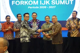 Dirut Bank Sumut Heru Mardiansyah Pimpin Forkom IJK Sumut 2026–2027