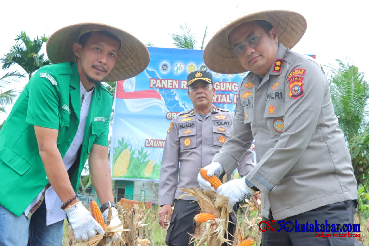 Polres Kepulauan Meranti Panen Raya Jagung dan Luncurkan Program Ketapang Polri