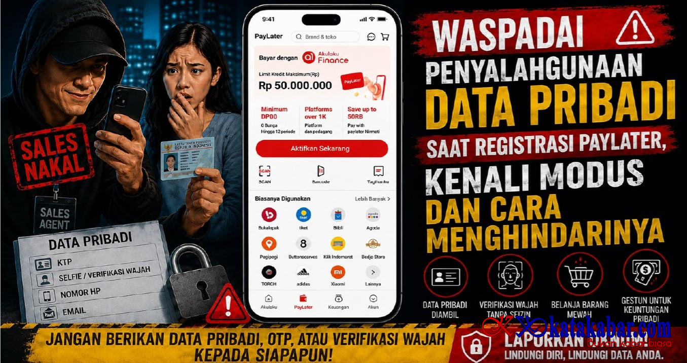 Waspada Penyalahgunaan Data Pribadi Saat Registrasi Paylater, Kenali Modus dan Cara Hindari!