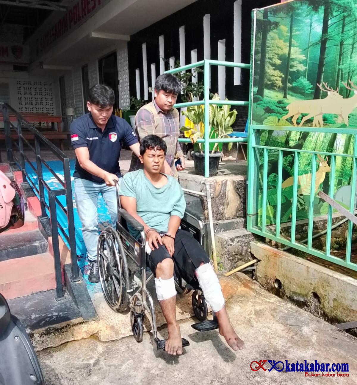 Melawan Petugas Polisi, Pelaku Curas di Pelalawan Kena Dor