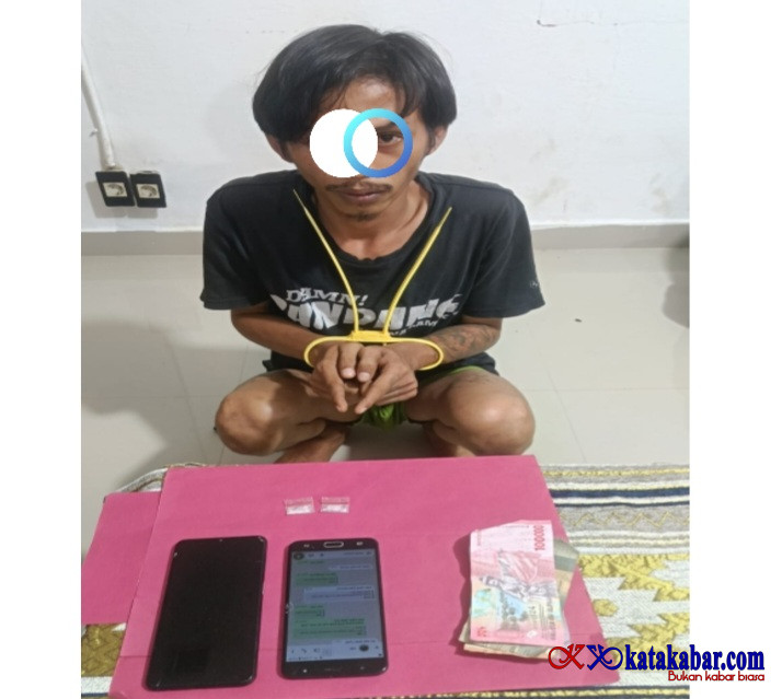 Nyambi Edarkan Sabu, Buruh Digaruk Polsek Mandau di Kawasan Jalan Obor Duri