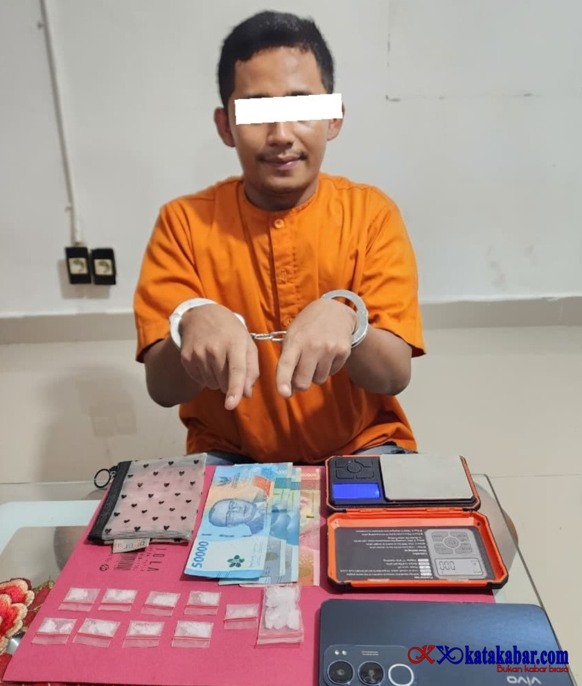 Polsek Mandau Ungkap Kasus Peredaran Sabu, Pelaku Akui Dapat Barang Haram dari Lapas