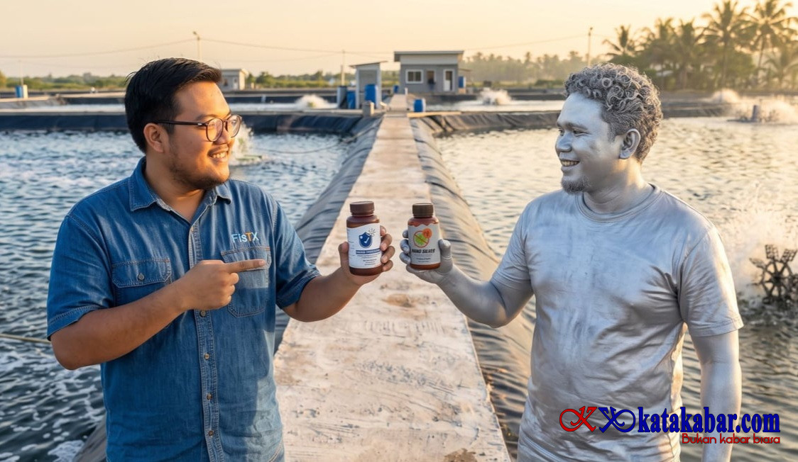 Perdana di Indonesia: FisTx Produksi dan Terapkan Teknologi Nano Atasi EHP, AHPND, WSSV hingga WFD Udang
