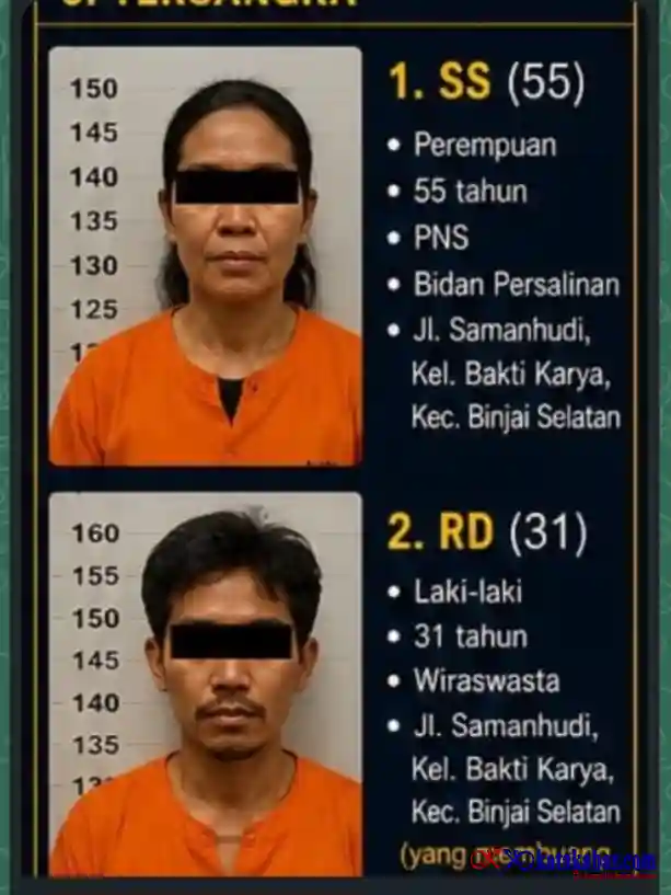 Bidan ASN Jadi Tersangka Pembuangan Bayi, Pemko Binjai Diminta Bertindak