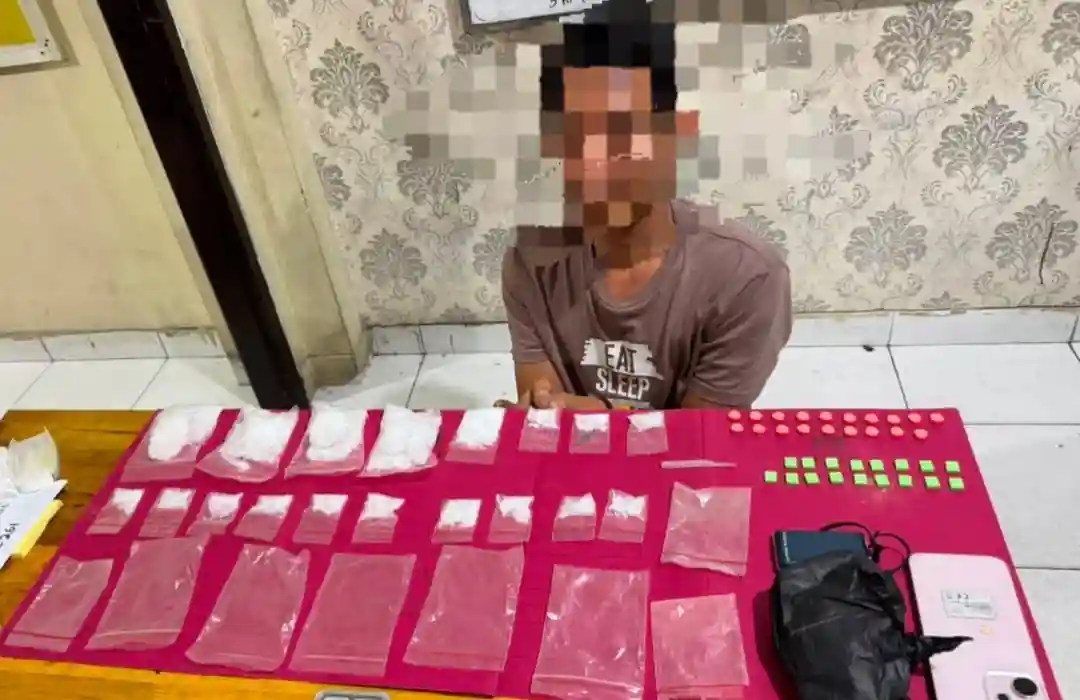 Remaja 18 Tahun Jadi Bandar Sabu di Kandis, Barang Bukti yang Diamankan Polres Siak Bikin Geleng Kepala
